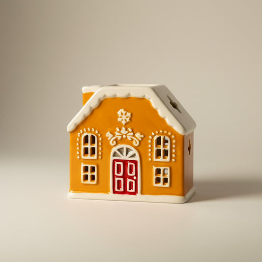 Gingerbread wax melt with clear background